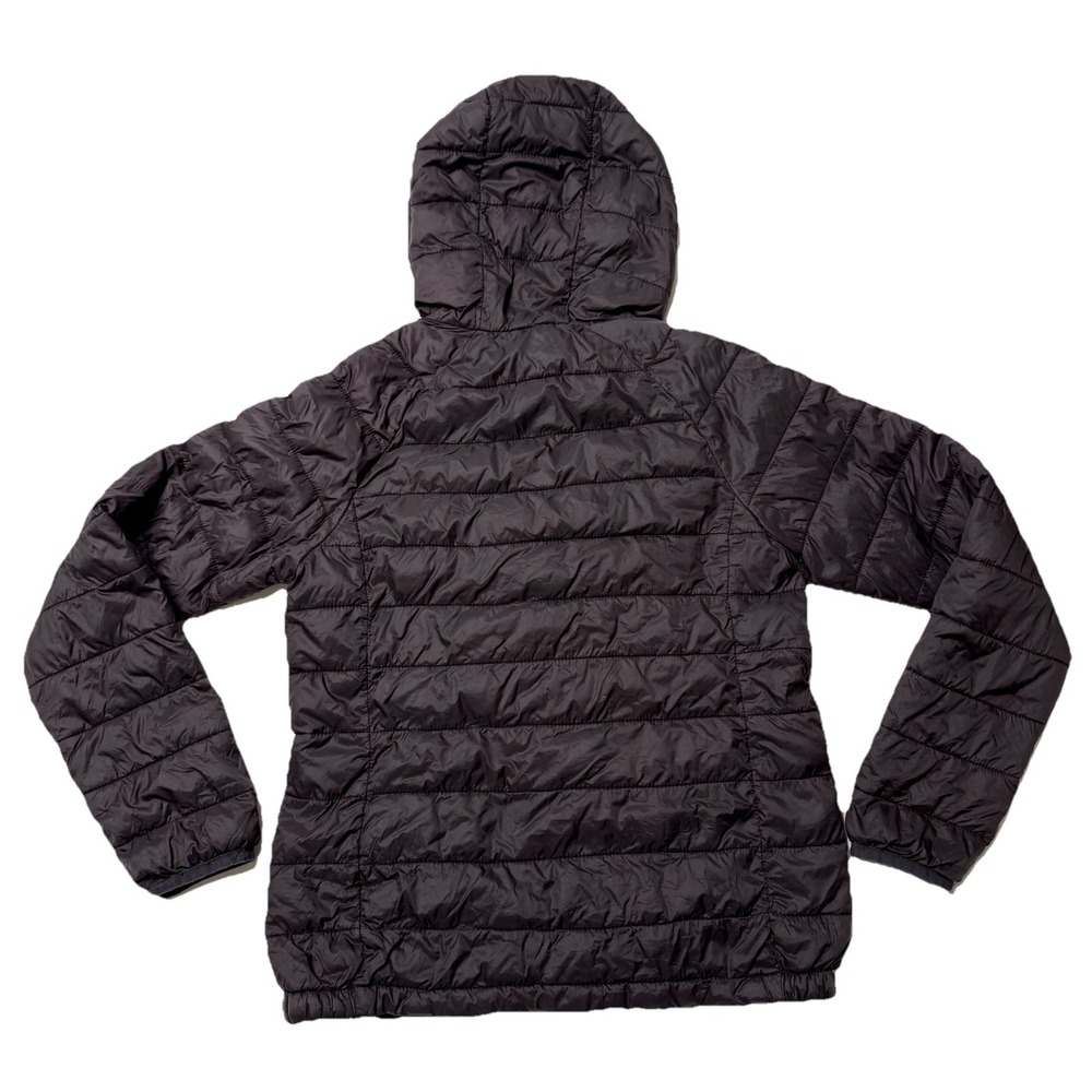 Sybilla Outerwear Womens Jacket Small Black Puffer Pockets Coat Hood Lightweight - Picture 2 of 11